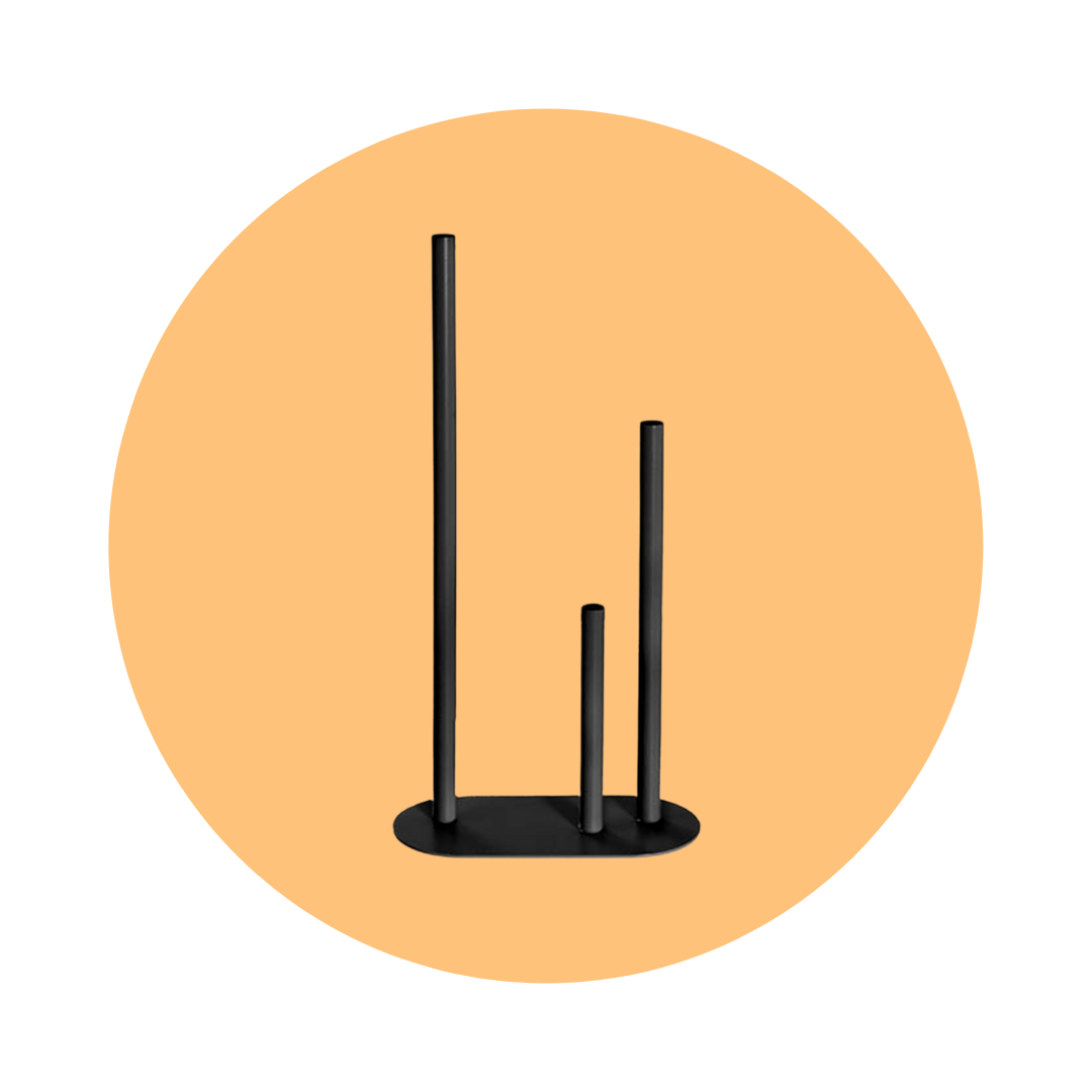 TRIO BUD VESSEL - BLACK
