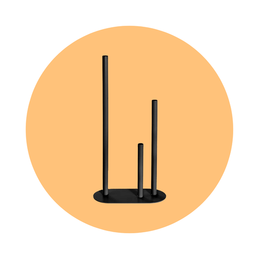 TRIO BUD VESSEL - BLACK