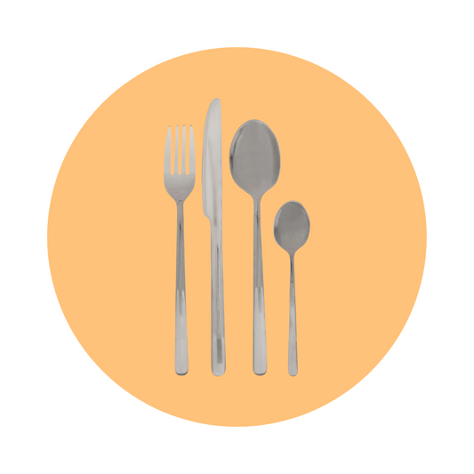 CUTLERY SET - SILVER