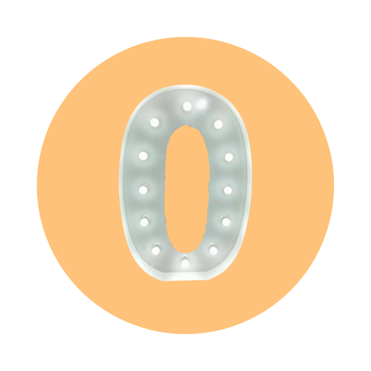 LIGHT UP NUMBER - 0