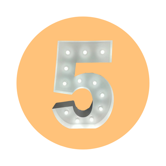 LIGHT UP NUMBER - 5