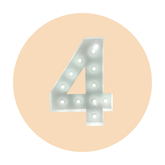 LIGHT UP NUMBER - 4