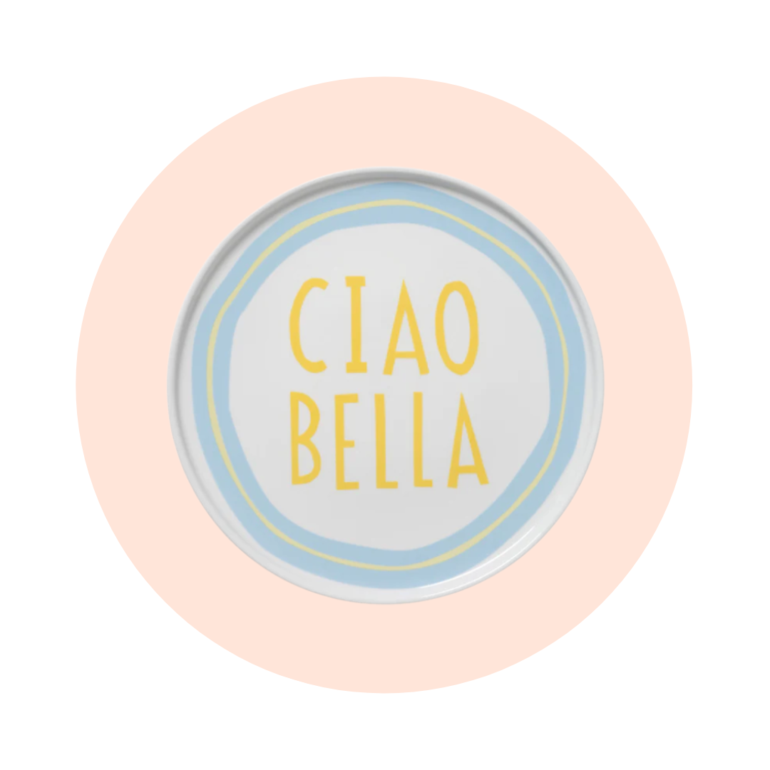 DINNER PLATES - ITALIAN WORDS