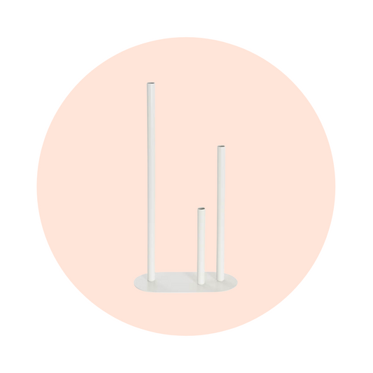 TRIO BUD VESSEL - WHITE