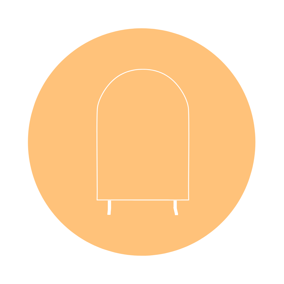 ARCH SIGN STAND - WHITE