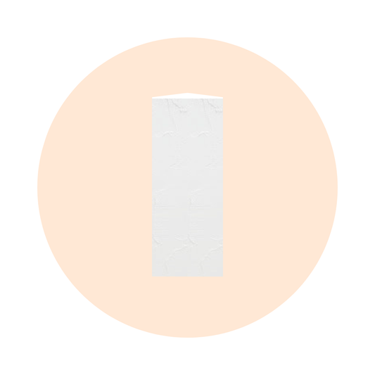 LARGE RECTANGLE TEXTURED PLINTH - WHITE