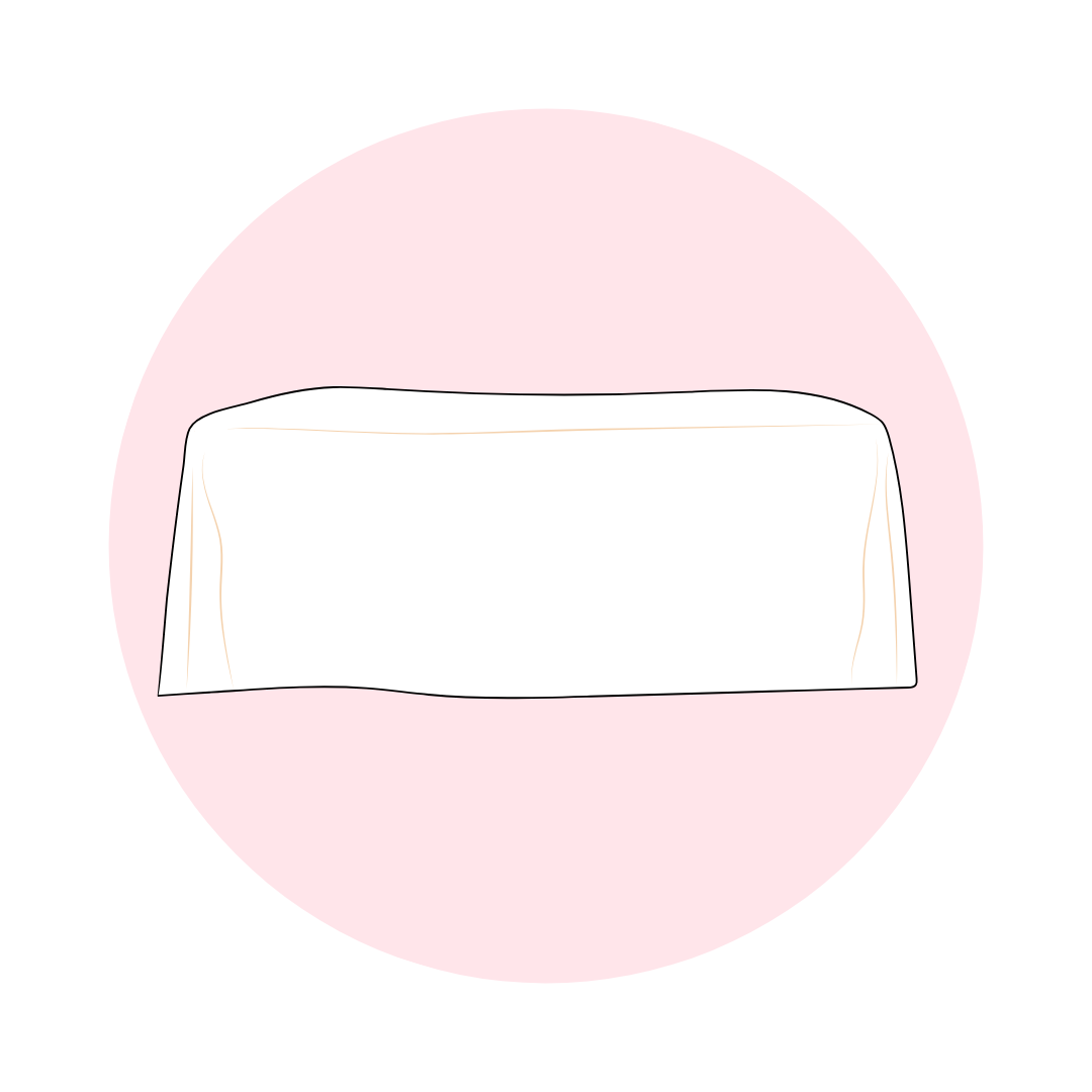LARGE RECTANGLE TABLECLOTH - WHITE