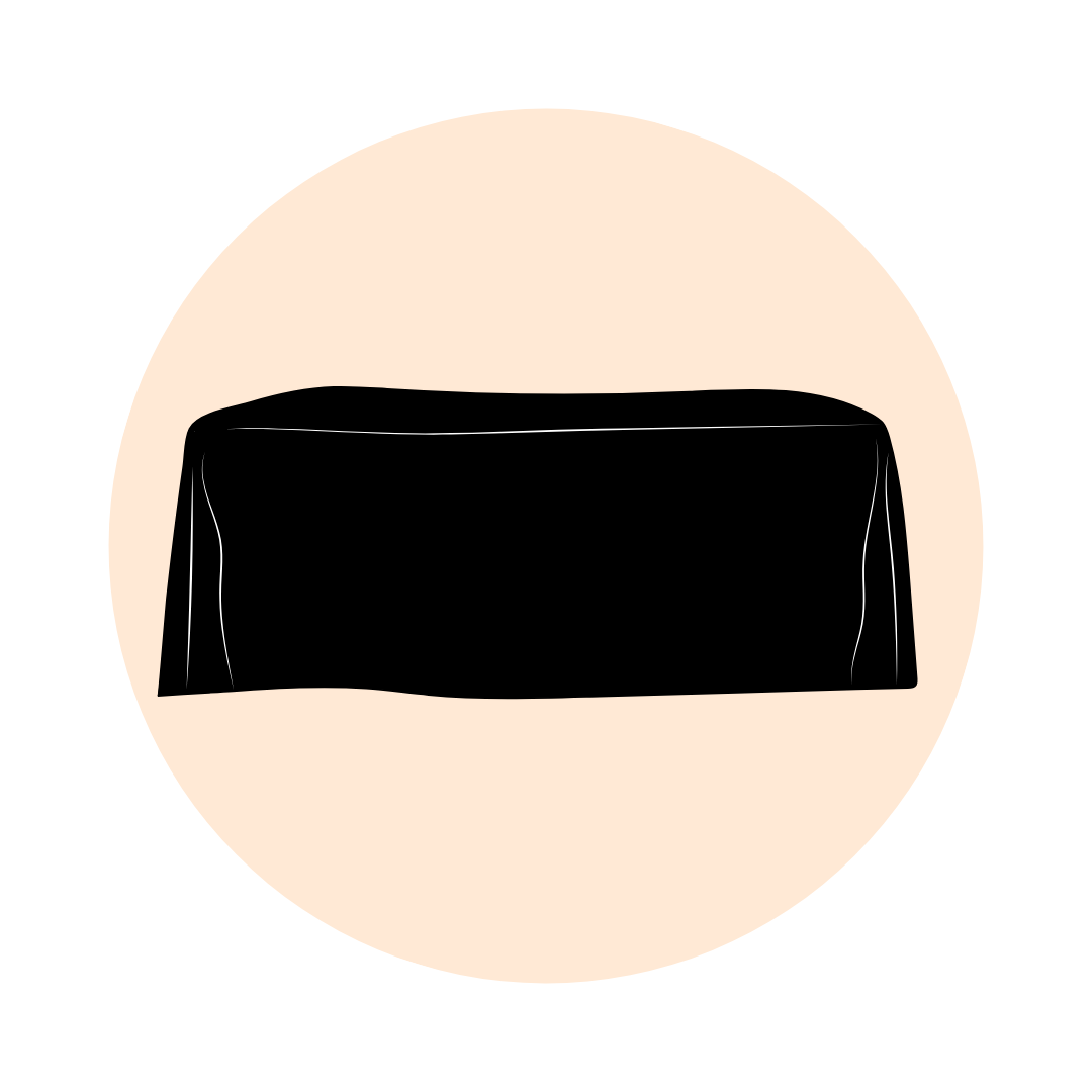 LARGE RECTANGLE TABLECLOTH - BLACK