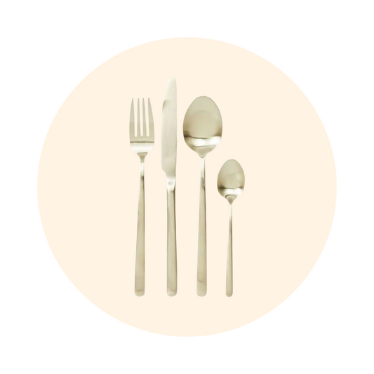CUTLERY SET - GOLD