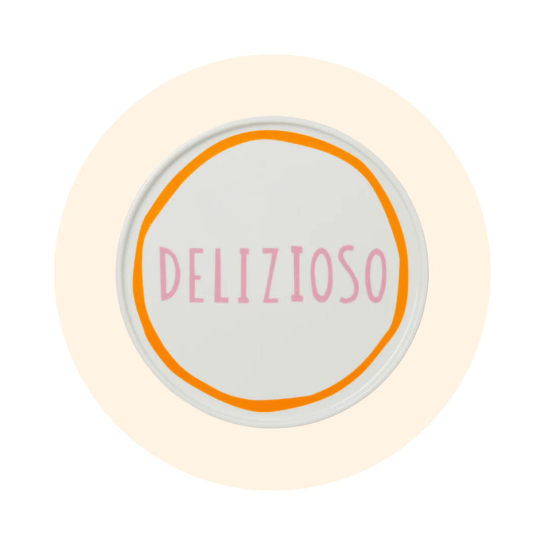 DINNER PLATES - ITALIAN WORDS