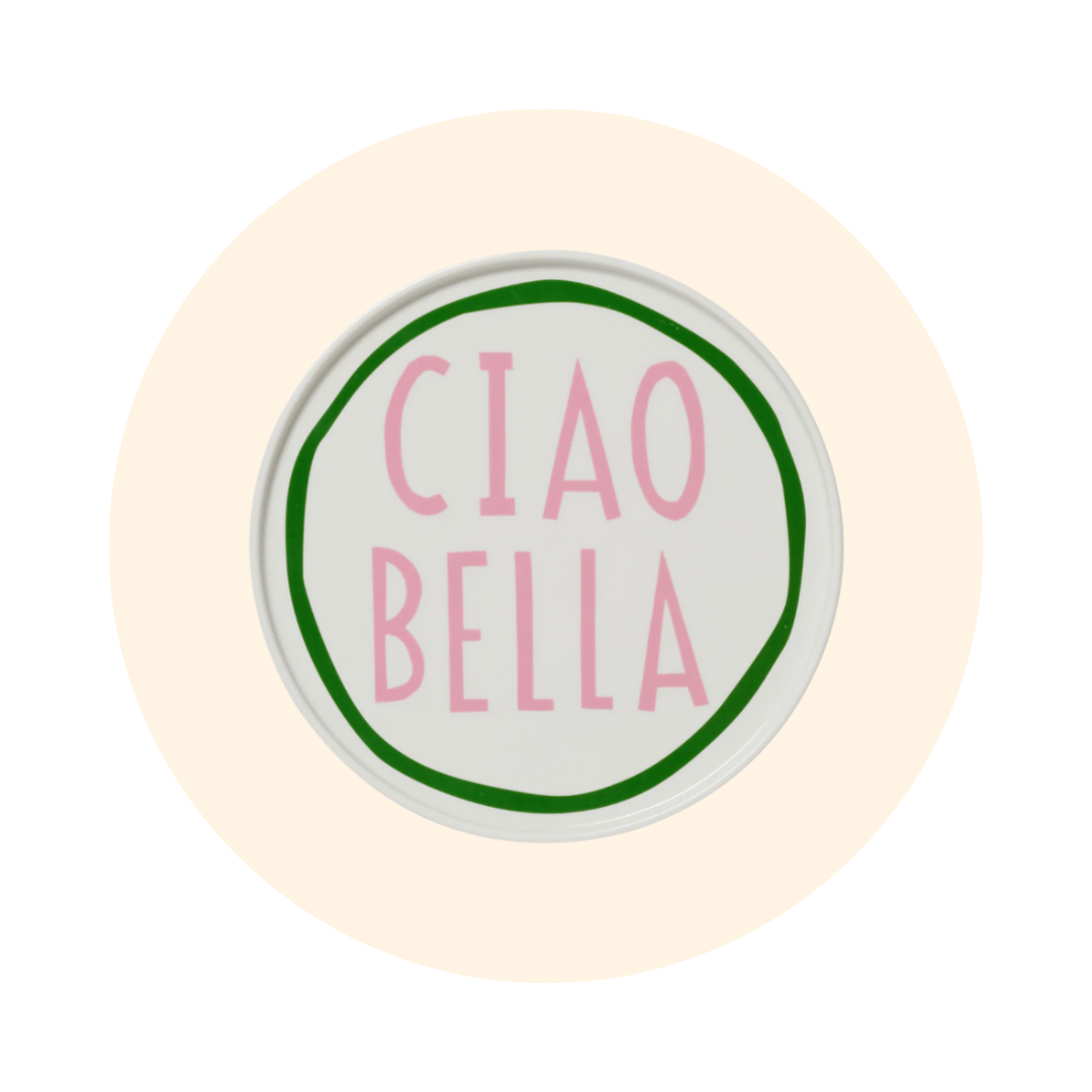 DINNER PLATES - ITALIAN WORDS
