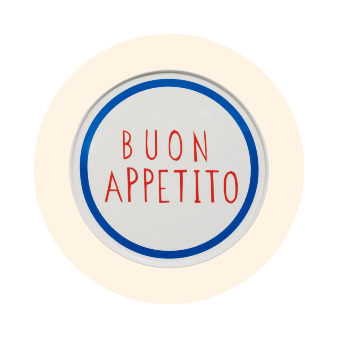 DINNER PLATES - ITALIAN WORDS