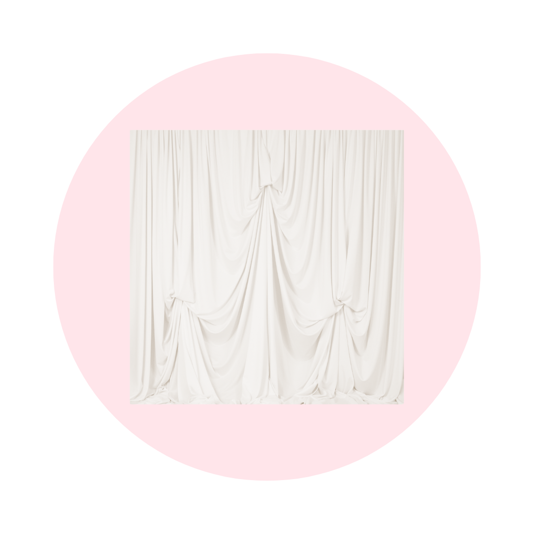 DRAPERY BACKDROP - IVORY