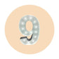 LIGHT UP NUMBER - 9