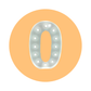 LIGHT UP NUMBER - 0