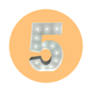 LIGHT UP NUMBER - 5