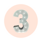LIGHT UP NUMBER - 3