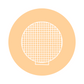 LARGE CIRCLE MESH - WHITE