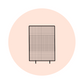 LARGE RECTANGLE MESH - BLACK