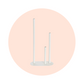 TRIO BUD VESSEL - WHITE