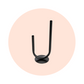 SMALL U SHAPE BUD VESSEL - BLACK