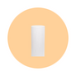 MEDIUM RIPPLE PLINTH - WHITE