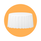 LARGE ROUND TABLECLOTH - WHITE