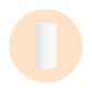 MEDIUM ROUND TEXTURED PLINTH - WHITE