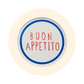 DINNER PLATES - ITALIAN WORDS
