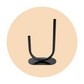 LARGE U SHAPE BUD VESSEL - BLACK